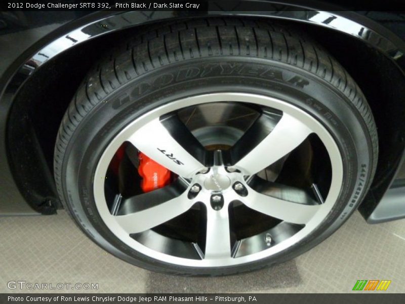 Pitch Black / Dark Slate Gray 2012 Dodge Challenger SRT8 392
