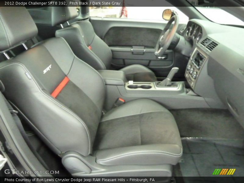 Pitch Black / Dark Slate Gray 2012 Dodge Challenger SRT8 392