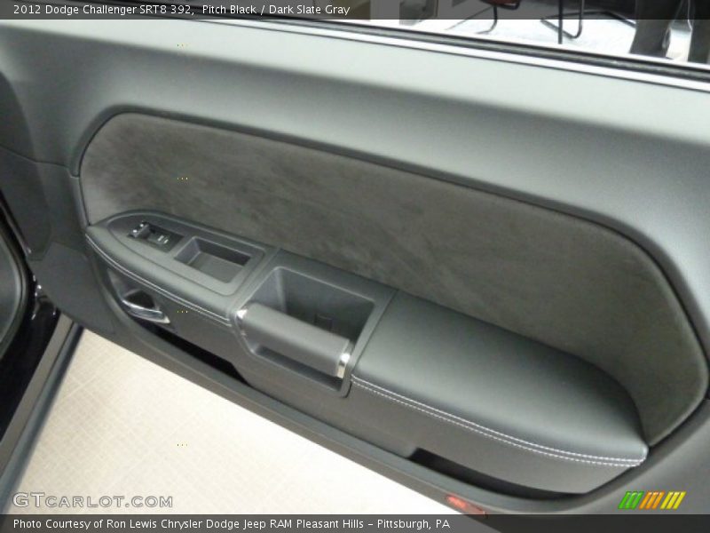 Pitch Black / Dark Slate Gray 2012 Dodge Challenger SRT8 392