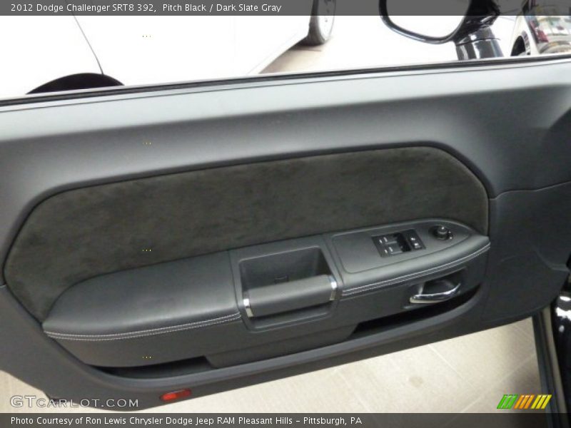 Pitch Black / Dark Slate Gray 2012 Dodge Challenger SRT8 392