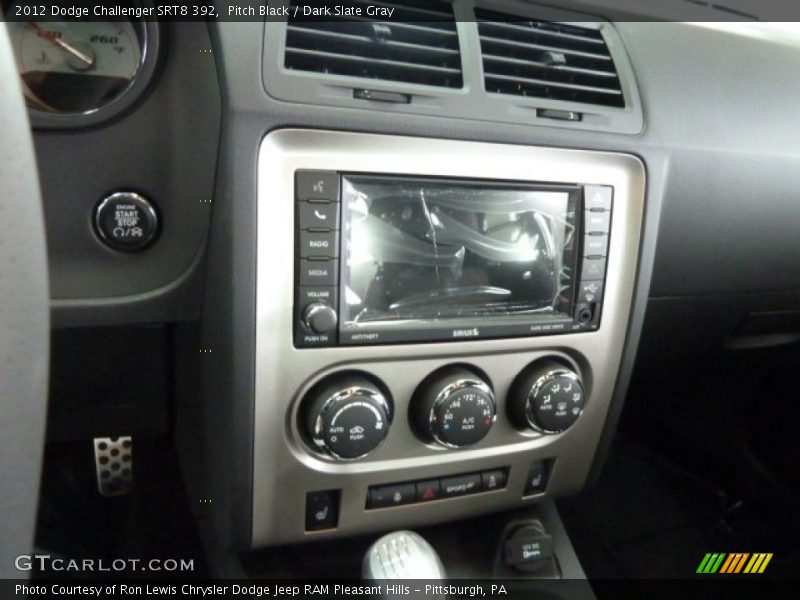Pitch Black / Dark Slate Gray 2012 Dodge Challenger SRT8 392