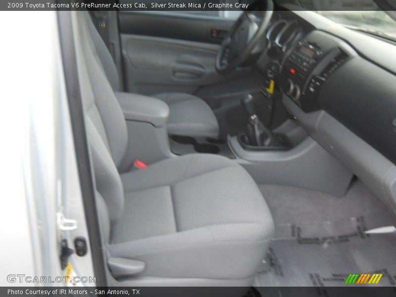 Silver Streak Mica / Graphite Gray 2009 Toyota Tacoma V6 PreRunner Access Cab