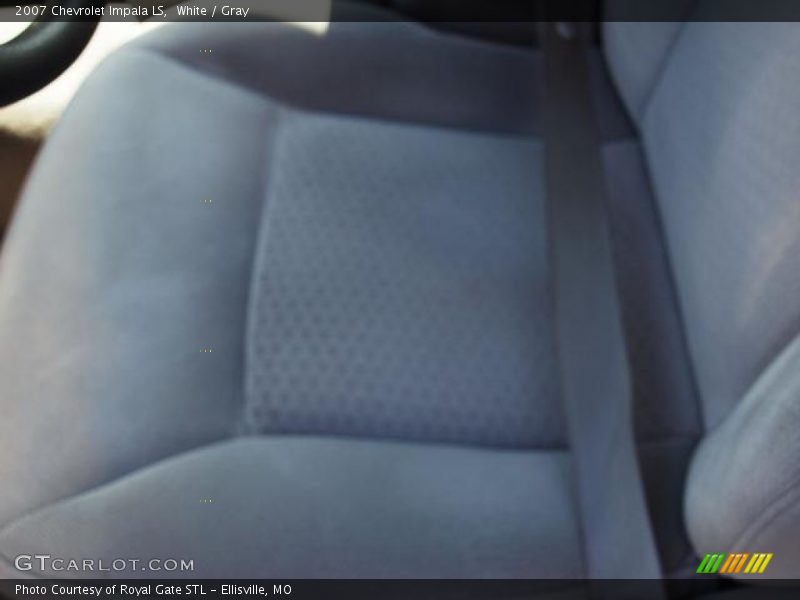 White / Gray 2007 Chevrolet Impala LS