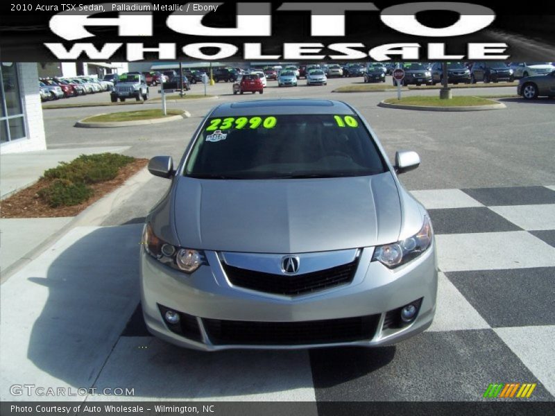 Palladium Metallic / Ebony 2010 Acura TSX Sedan