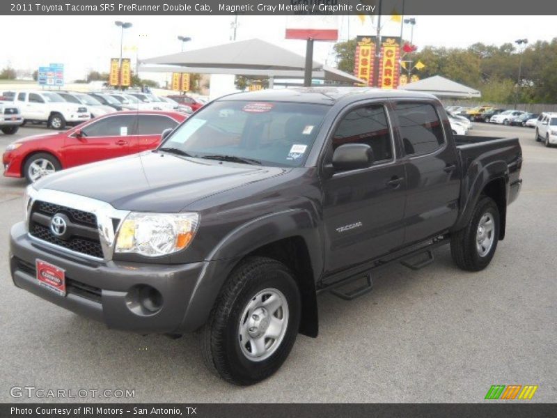 Magnetic Gray Metallic / Graphite Gray 2011 Toyota Tacoma SR5 PreRunner Double Cab