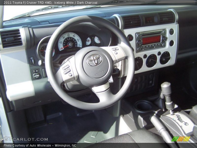 Iceberg White / Dark Charcoal 2011 Toyota FJ Cruiser TRD 4WD