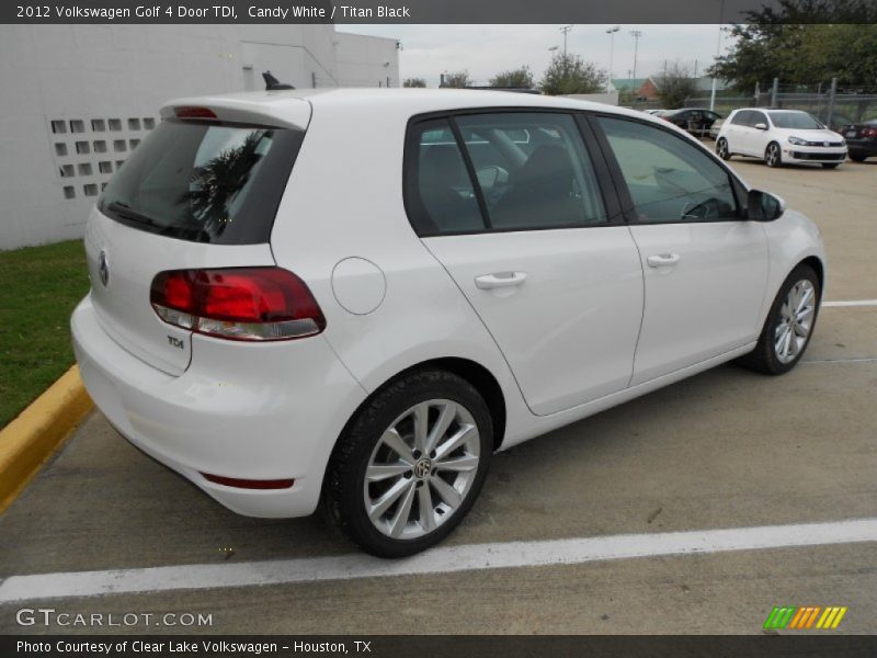 Candy White / Titan Black 2012 Volkswagen Golf 4 Door TDI