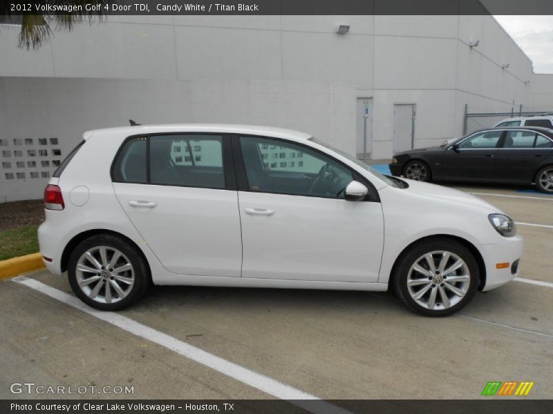 Candy White / Titan Black 2012 Volkswagen Golf 4 Door TDI