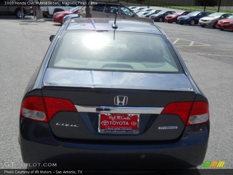 Magnetic Pearl / Blue 2009 Honda Civic Hybrid Sedan