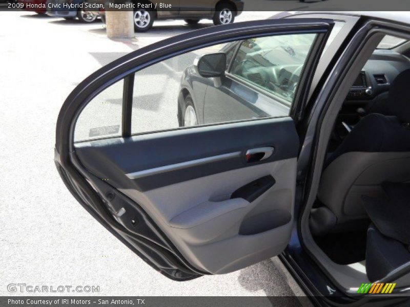 Magnetic Pearl / Blue 2009 Honda Civic Hybrid Sedan