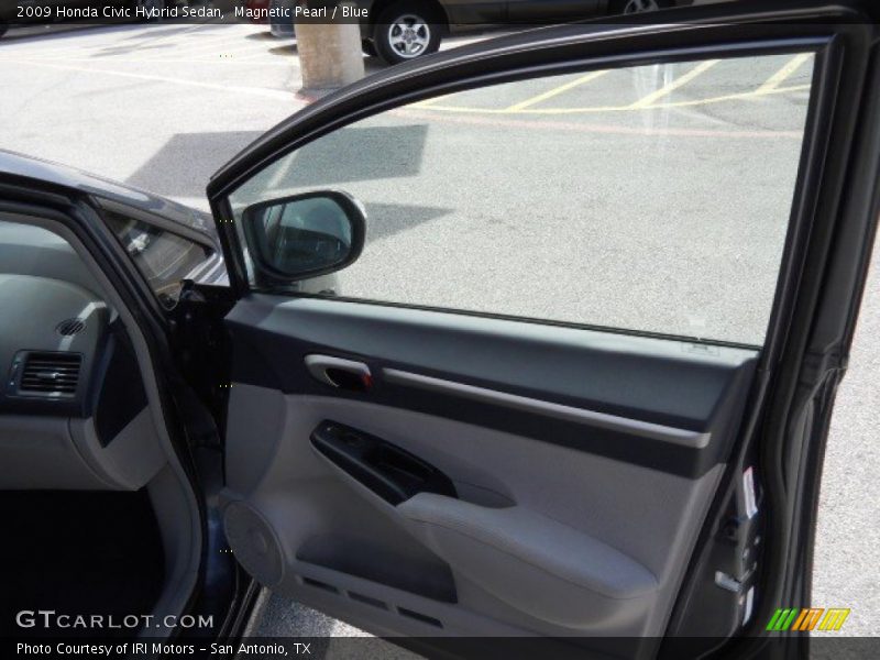 Magnetic Pearl / Blue 2009 Honda Civic Hybrid Sedan