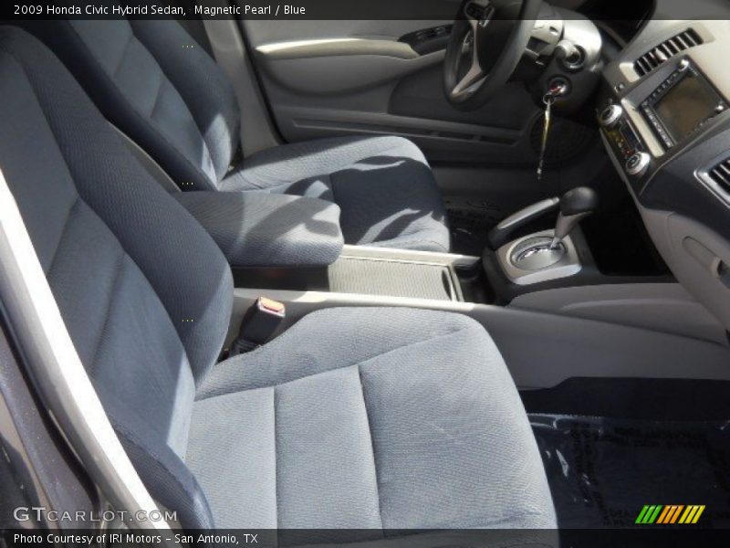 Magnetic Pearl / Blue 2009 Honda Civic Hybrid Sedan