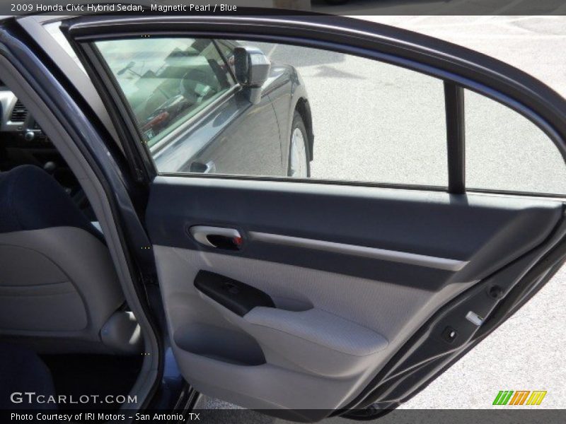 Magnetic Pearl / Blue 2009 Honda Civic Hybrid Sedan