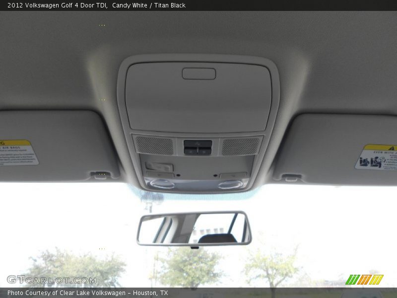 Candy White / Titan Black 2012 Volkswagen Golf 4 Door TDI