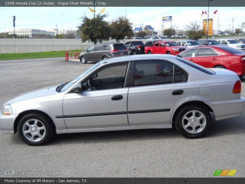 Vogue Silver Metallic / Gray 1998 Honda Civic LX Sedan