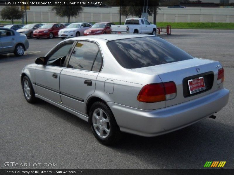 Vogue Silver Metallic / Gray 1998 Honda Civic LX Sedan