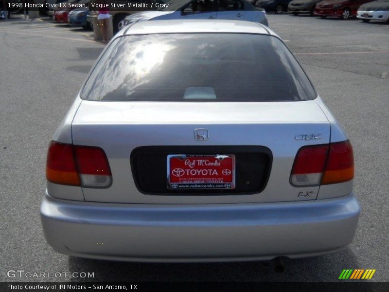 Vogue Silver Metallic / Gray 1998 Honda Civic LX Sedan