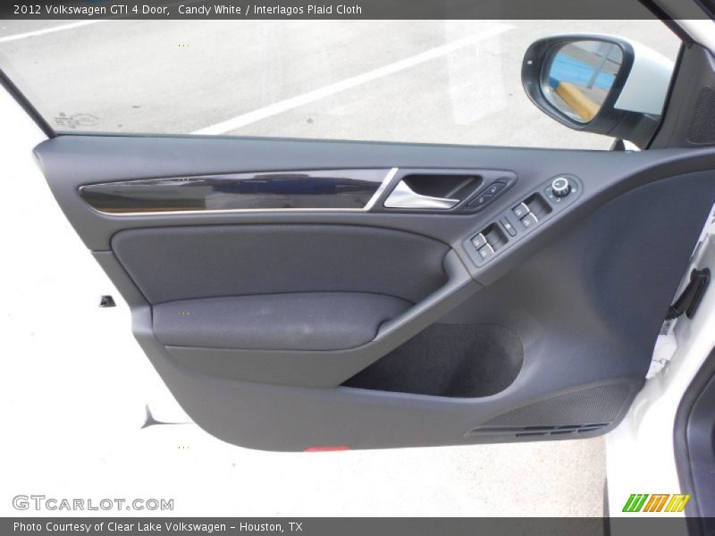 Candy White / Interlagos Plaid Cloth 2012 Volkswagen GTI 4 Door