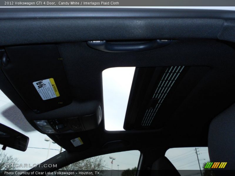 Candy White / Interlagos Plaid Cloth 2012 Volkswagen GTI 4 Door