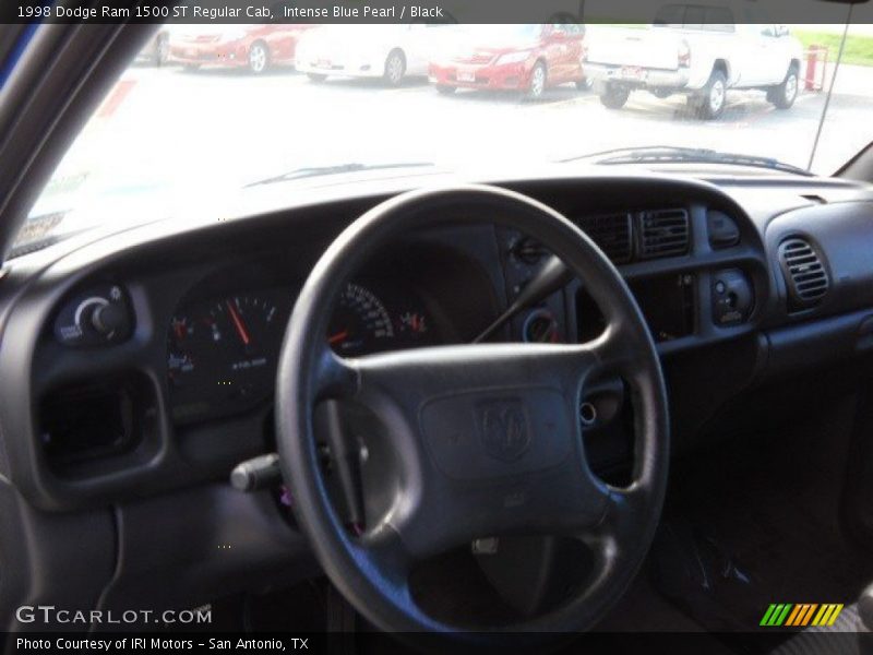 Intense Blue Pearl / Black 1998 Dodge Ram 1500 ST Regular Cab