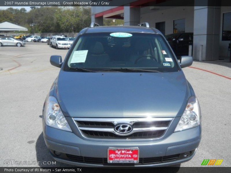 Green Meadow Gray / Gray 2007 Hyundai Entourage Limited