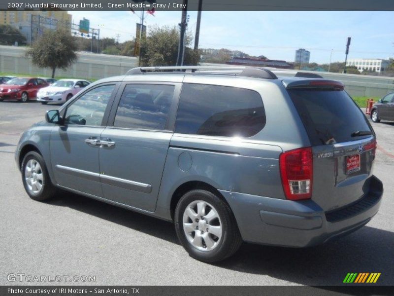 Green Meadow Gray / Gray 2007 Hyundai Entourage Limited
