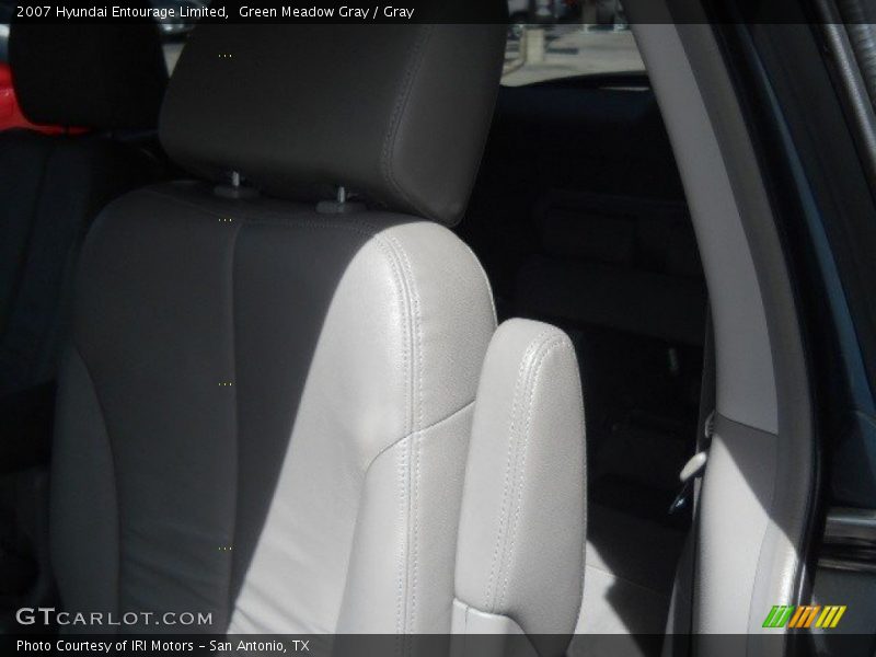 Green Meadow Gray / Gray 2007 Hyundai Entourage Limited