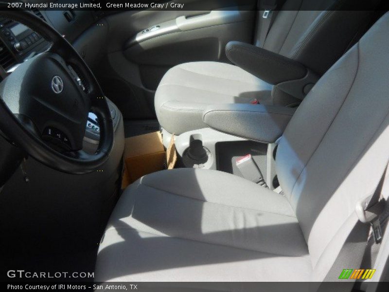 Green Meadow Gray / Gray 2007 Hyundai Entourage Limited