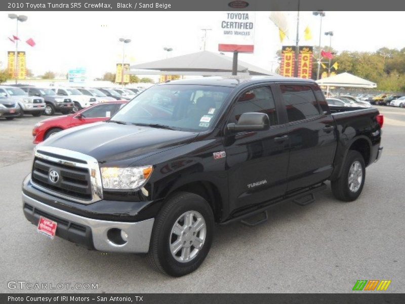 Black / Sand Beige 2010 Toyota Tundra SR5 CrewMax