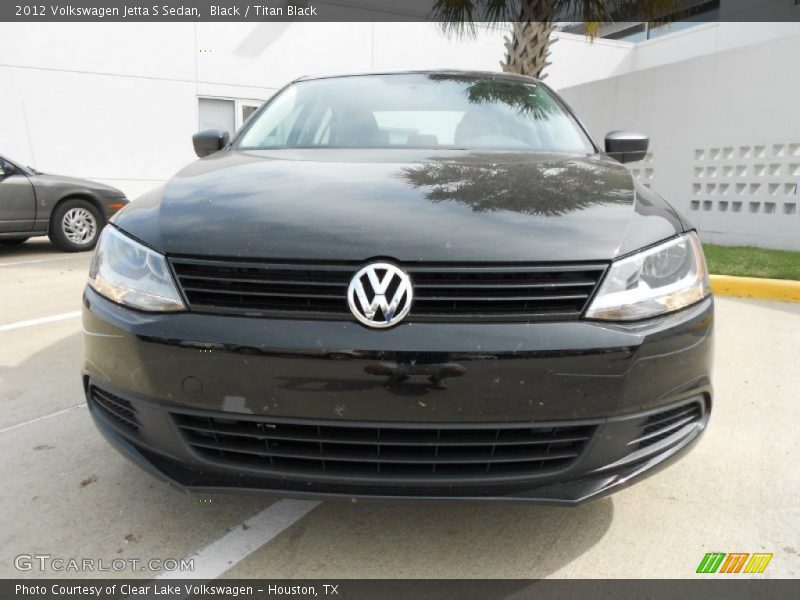 Black / Titan Black 2012 Volkswagen Jetta S Sedan