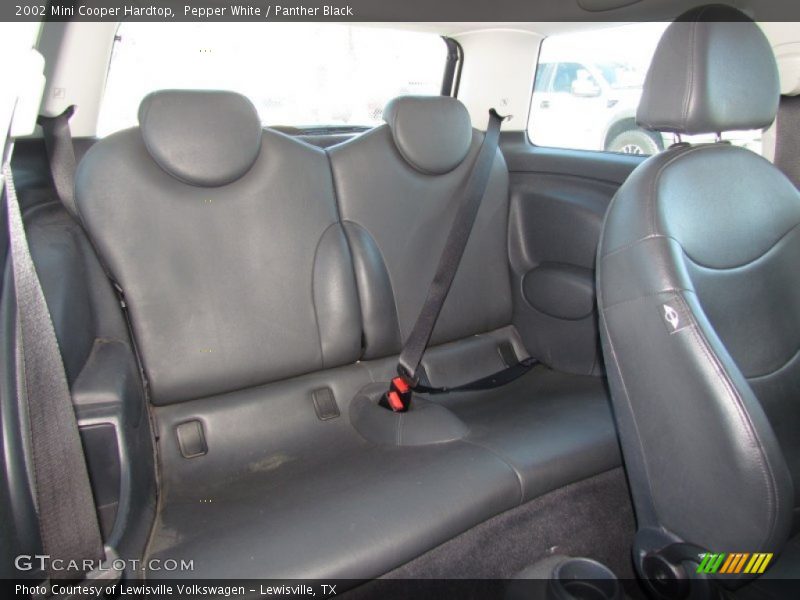 Pepper White / Panther Black 2002 Mini Cooper Hardtop
