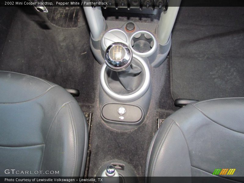 Pepper White / Panther Black 2002 Mini Cooper Hardtop