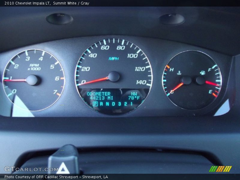 Summit White / Gray 2010 Chevrolet Impala LT