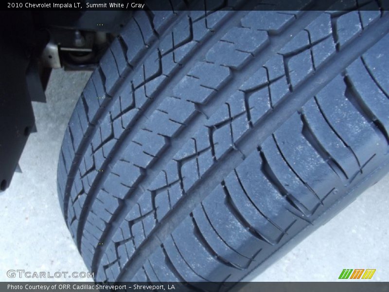 Summit White / Gray 2010 Chevrolet Impala LT