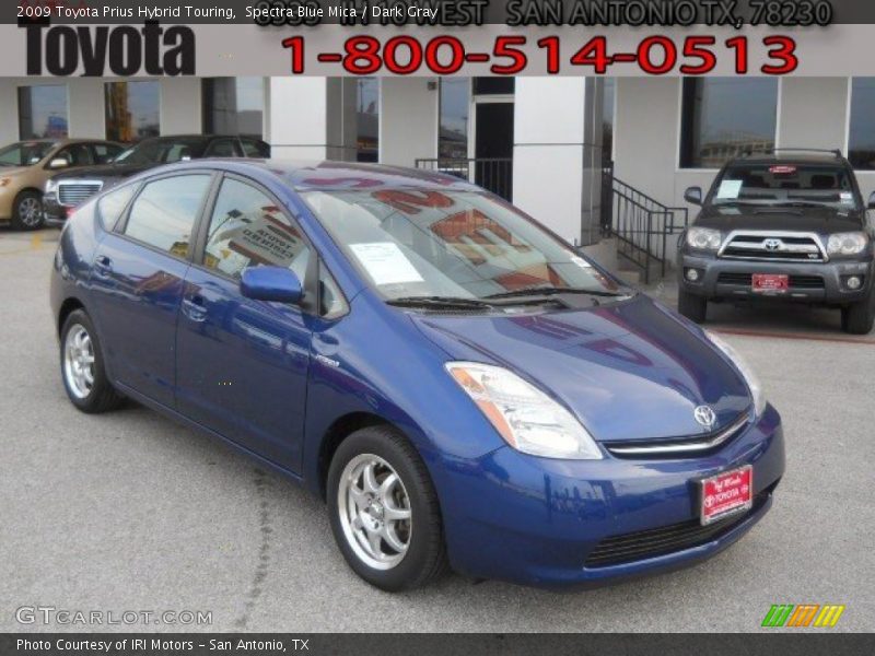 Spectra Blue Mica / Dark Gray 2009 Toyota Prius Hybrid Touring