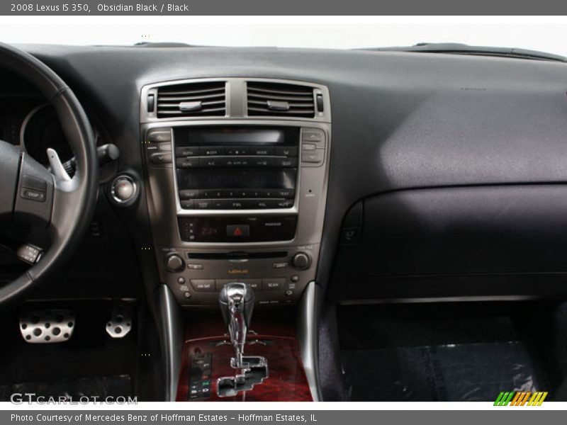 Obsidian Black / Black 2008 Lexus IS 350