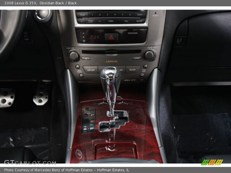 Obsidian Black / Black 2008 Lexus IS 350