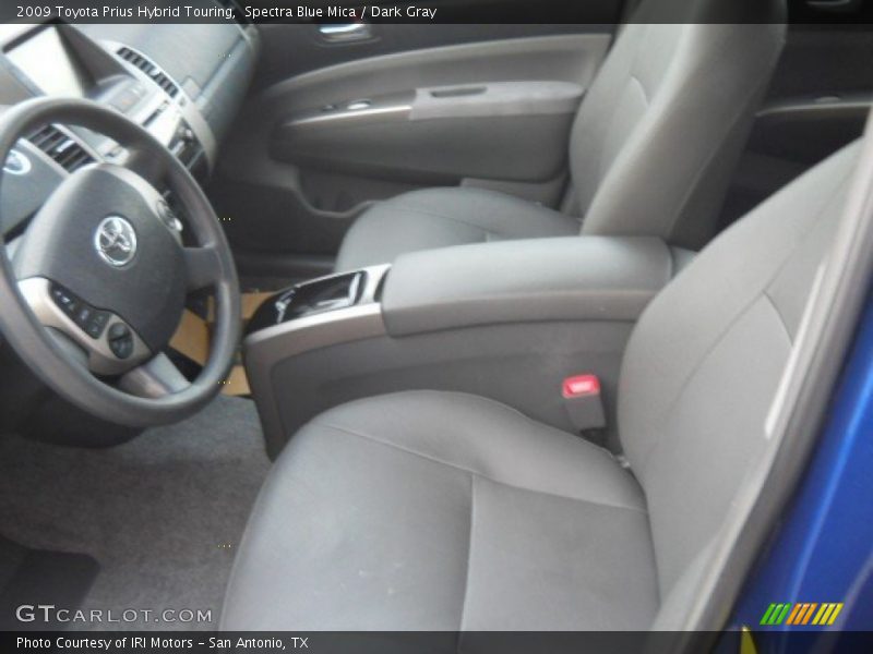 Spectra Blue Mica / Dark Gray 2009 Toyota Prius Hybrid Touring