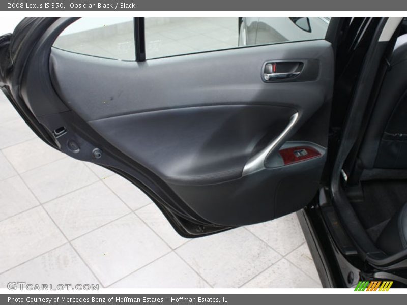 Obsidian Black / Black 2008 Lexus IS 350