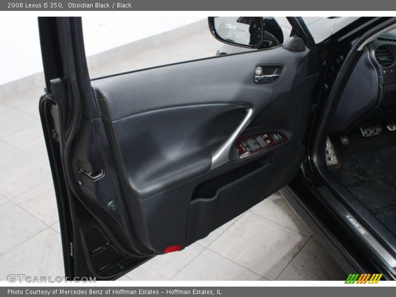 Obsidian Black / Black 2008 Lexus IS 350