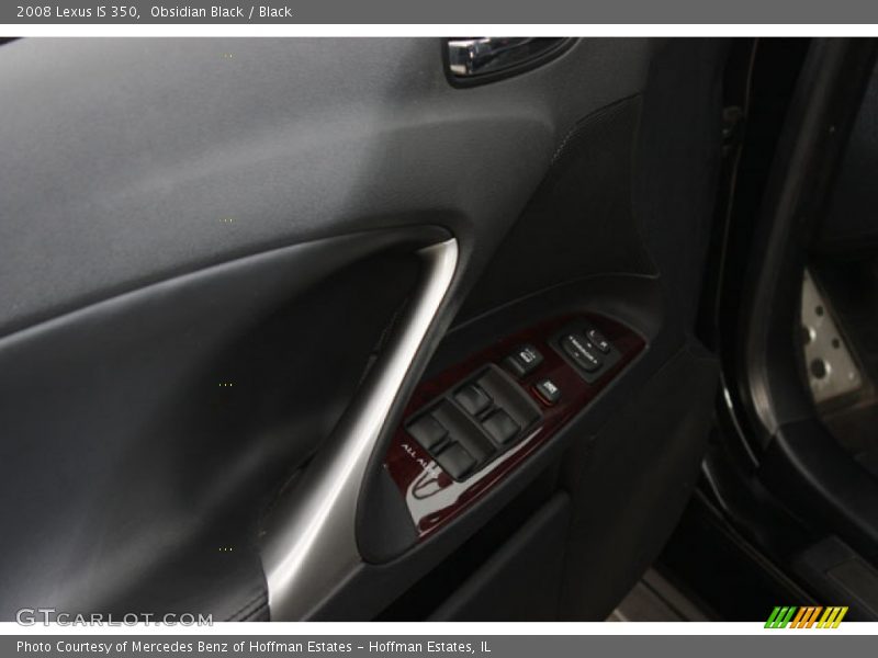 Obsidian Black / Black 2008 Lexus IS 350