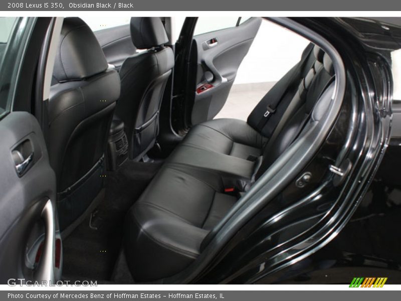 Obsidian Black / Black 2008 Lexus IS 350