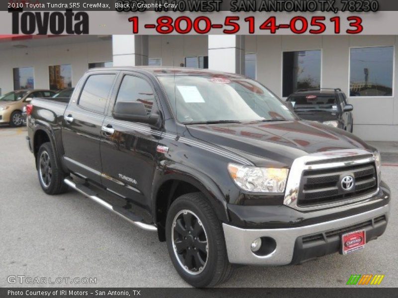 Black / Graphite Gray 2010 Toyota Tundra SR5 CrewMax