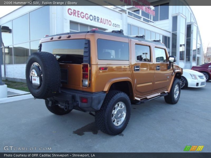 Fusion Orange / Ebony 2006 Hummer H2 SUV