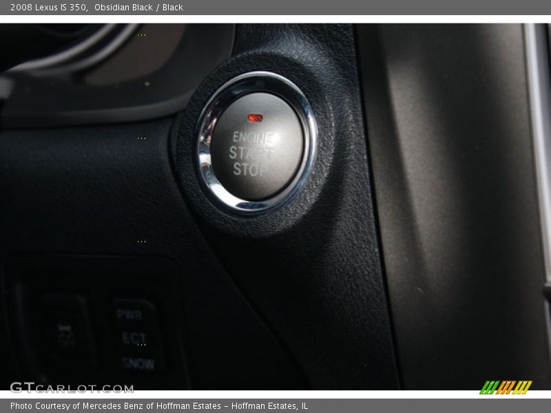 Obsidian Black / Black 2008 Lexus IS 350