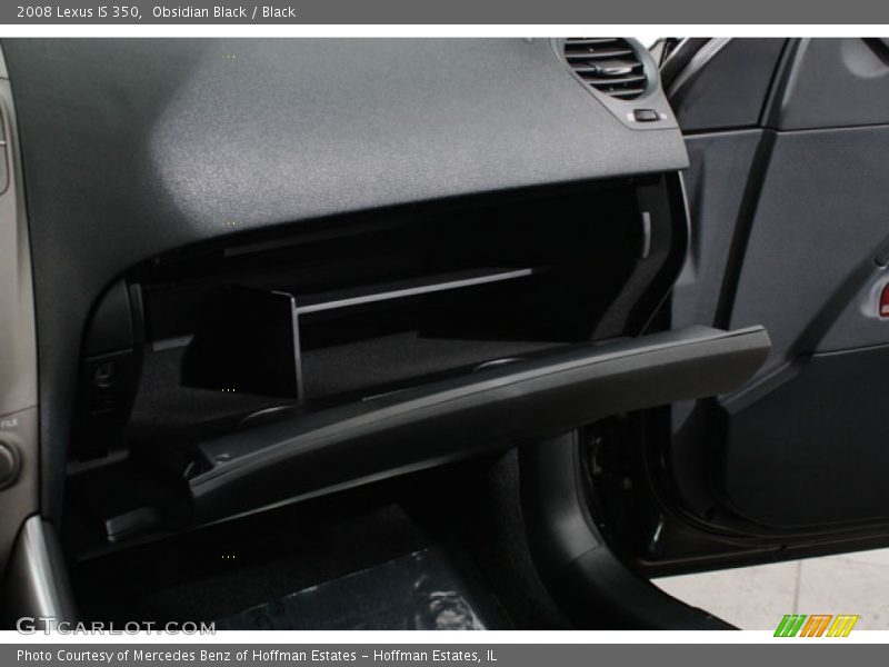 Obsidian Black / Black 2008 Lexus IS 350