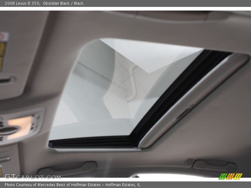 Obsidian Black / Black 2008 Lexus IS 350