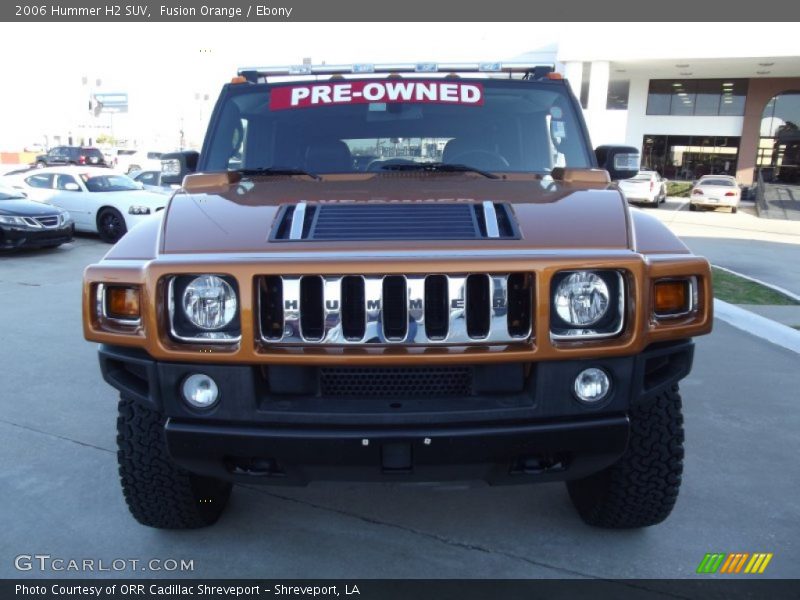Fusion Orange / Ebony 2006 Hummer H2 SUV