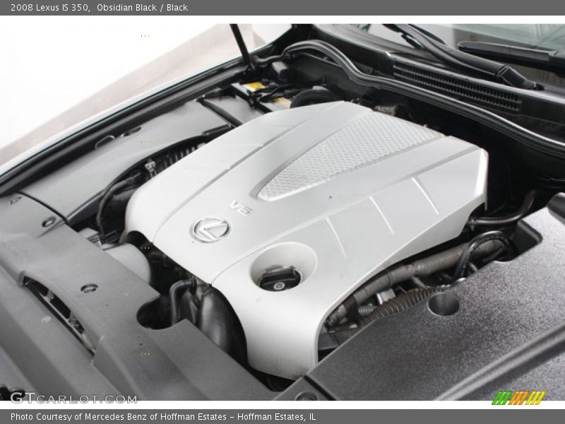 Obsidian Black / Black 2008 Lexus IS 350