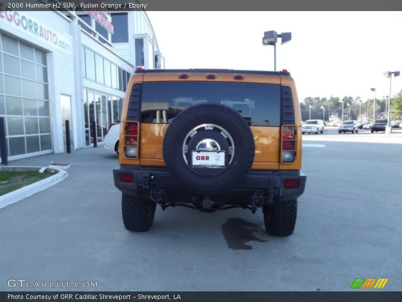 Fusion Orange / Ebony 2006 Hummer H2 SUV